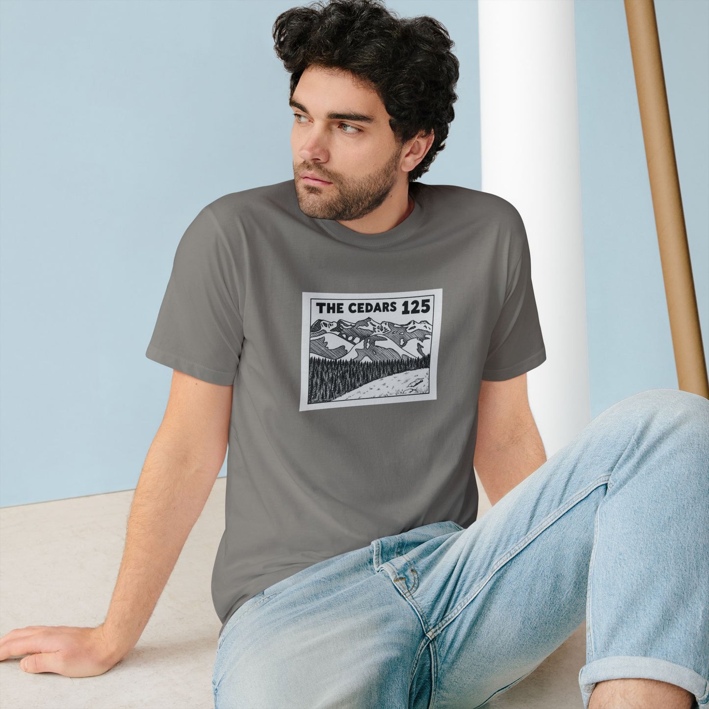 The Cedars 125 Mountain T-Shirt — Outdoor Nature Graphic Tee